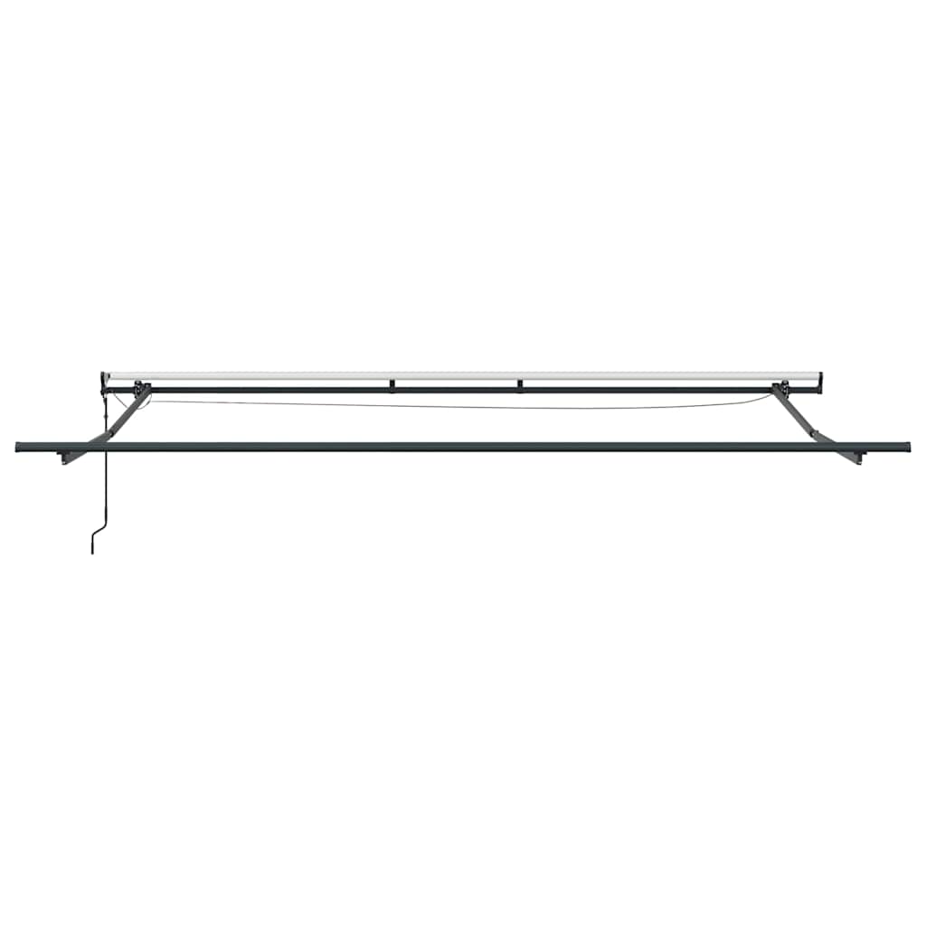 Tenda na automatsko uvlačenje s LED svjetlima bordo 500x300 cm