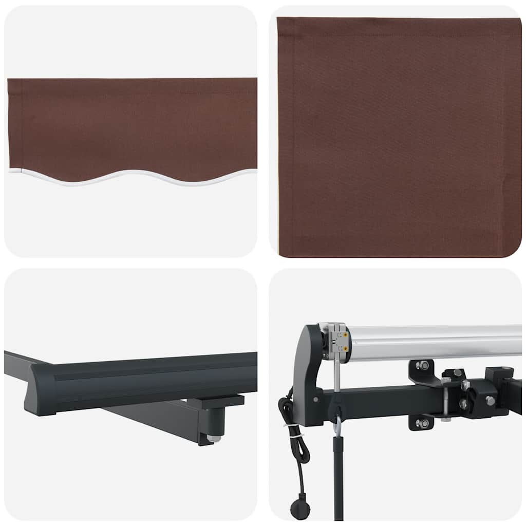 Tenda na automatsko uvlačenje smeđa 300 x 250 cm