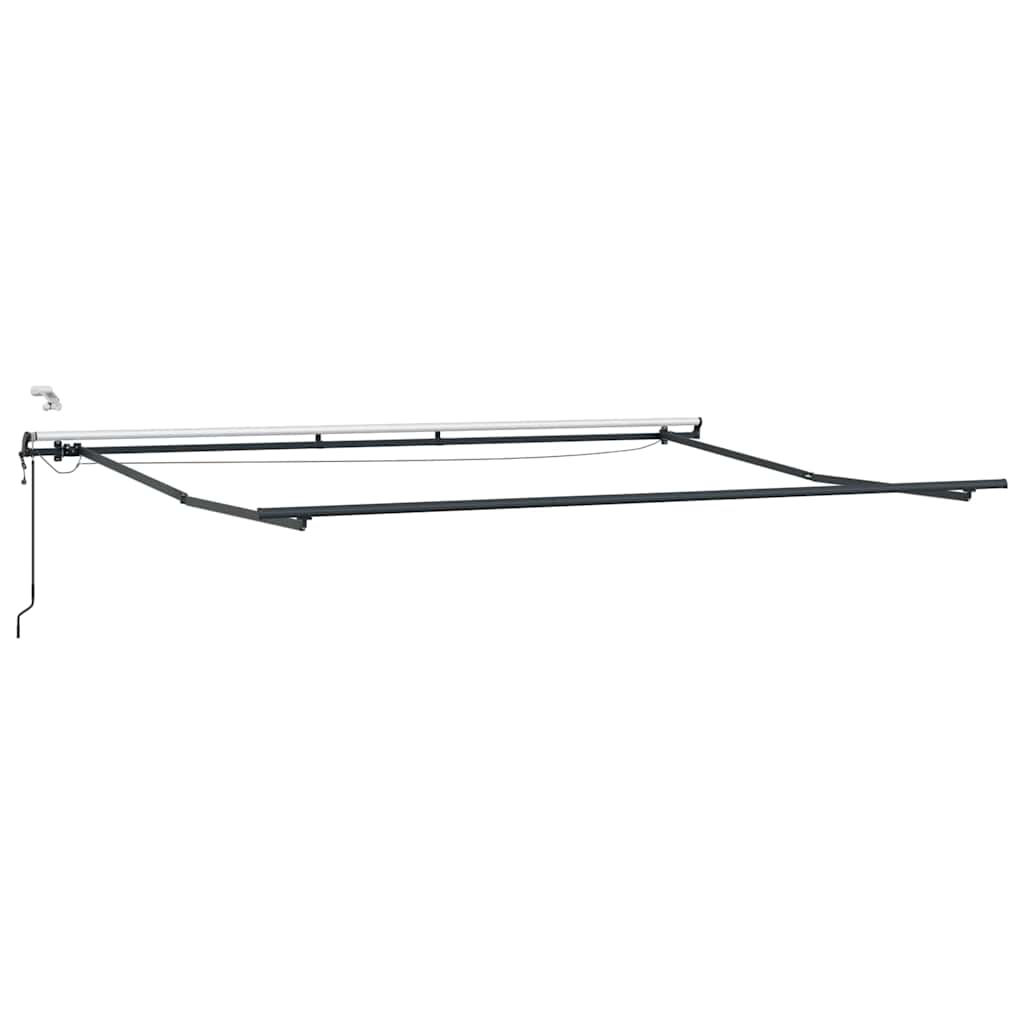Tenda na automatsko uvlačenje s LED smeđa 400 x 300 cm