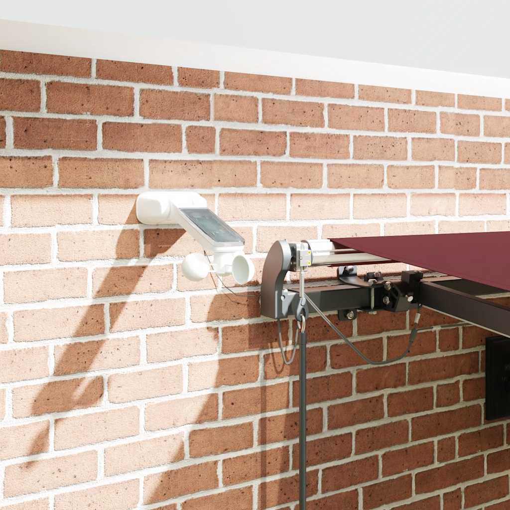 Tenda na automatsko uvlačenje s LED smeđa 450 x 300 cm
