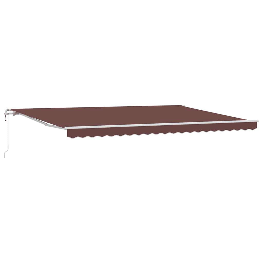 Tenda na automatsko uvlačenje smeđa 500 x 300 cm
