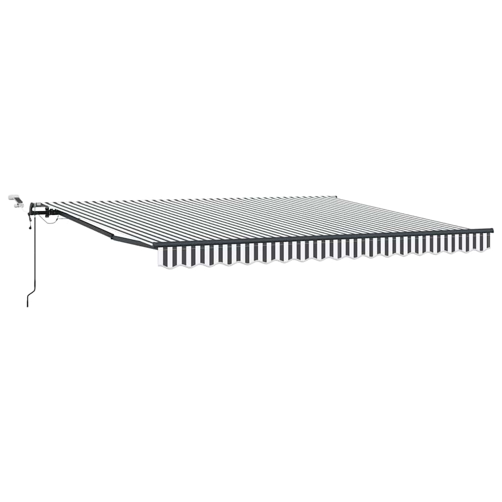 Tenda na automatsko uvlačenje LED antracit i bijela 400x300 cm