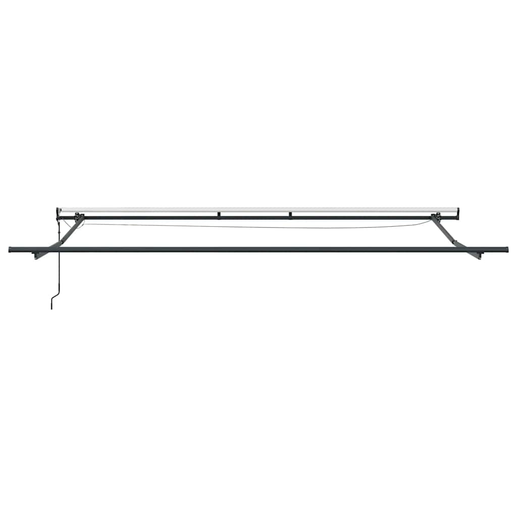Tenda na automatsko uvlačenje LED antracit i bijela 450x300 cm