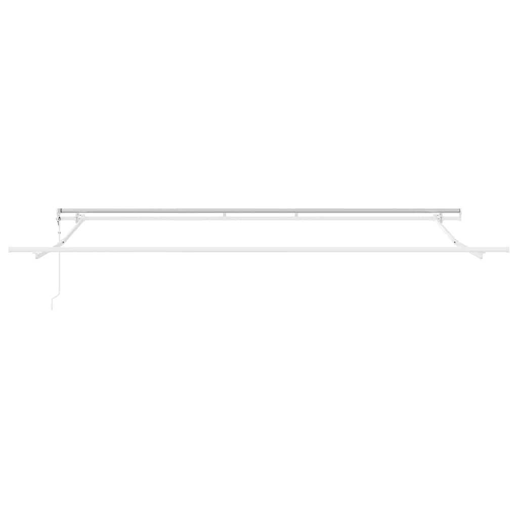 Tenda na automatsko uvlačenje antracit i bijela 500x300 cm
