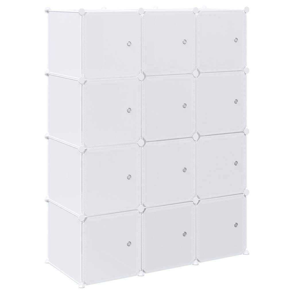Organizator za kocke za pohranu s 12kocki i šipkama za vješanje