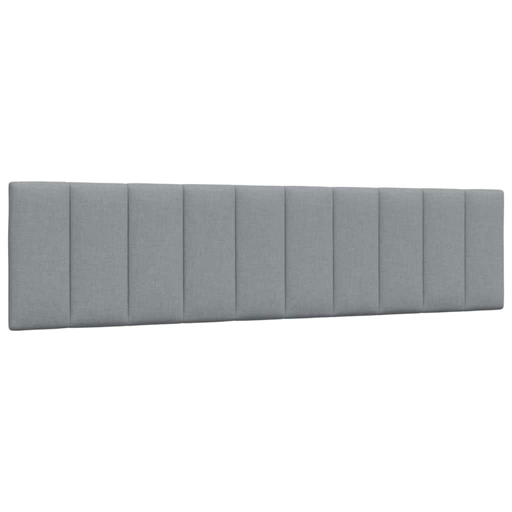 Okvir za krevet bez madraca Hanko svjetlosivi 200 x 200 cm od tkanine