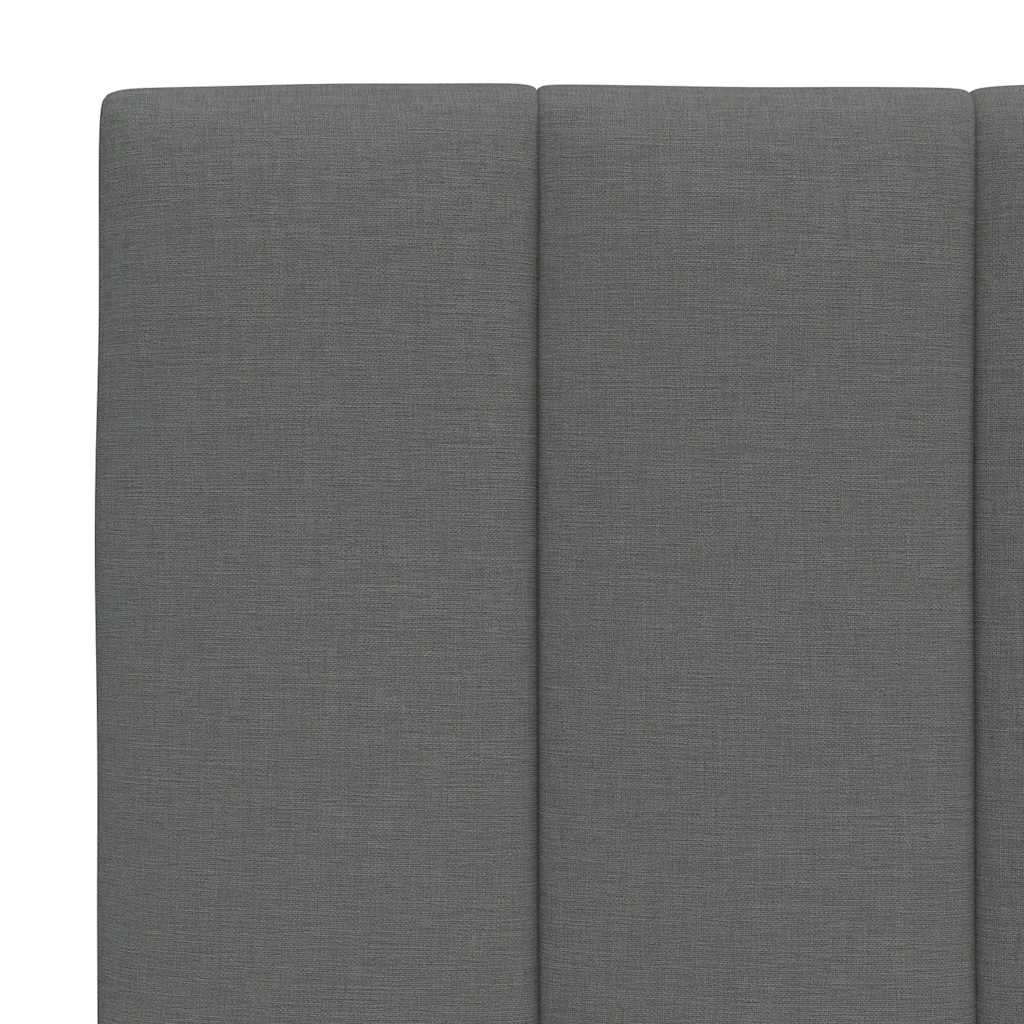 Okvir kreveta bez madraca Hanko tamnosivi 100x200 cm od tkanine
