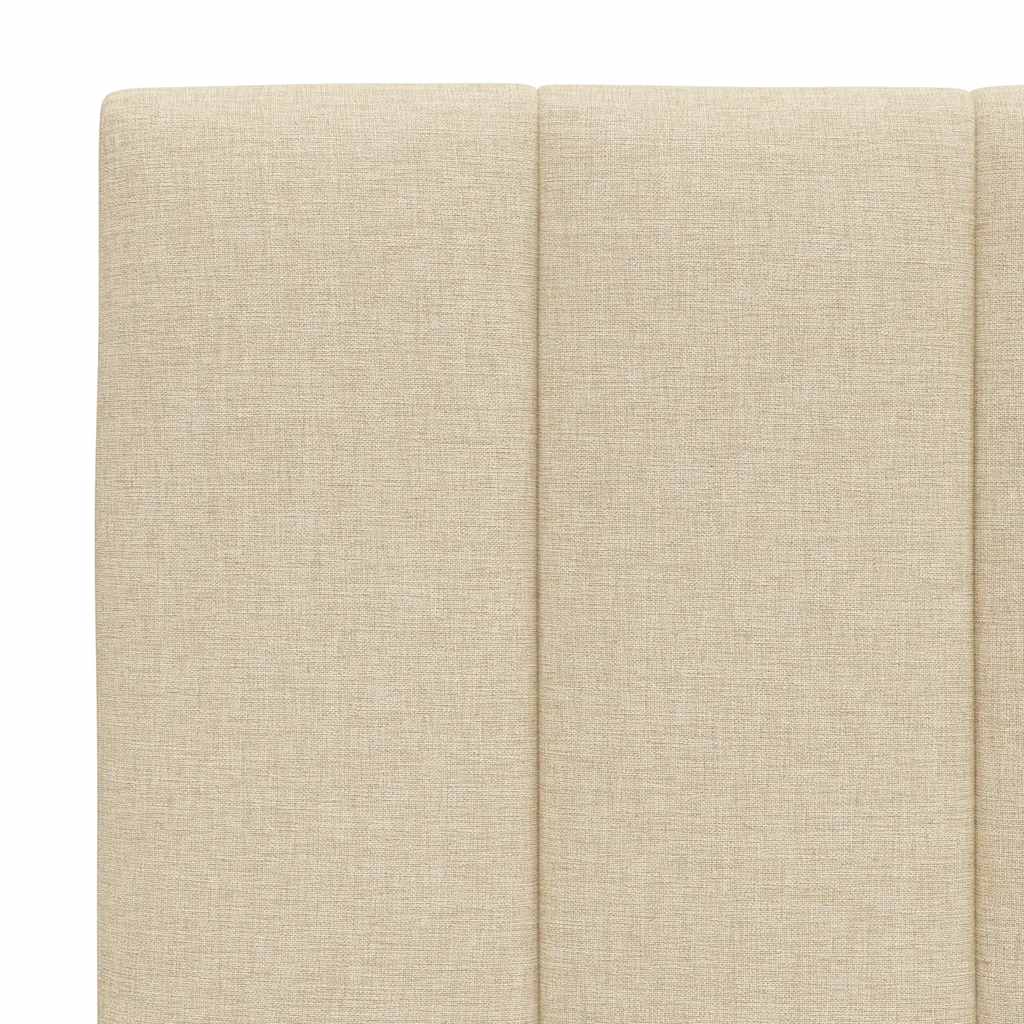Okvir za krevet bez madraca Hanko krem 100 x 200 cm od tkanine