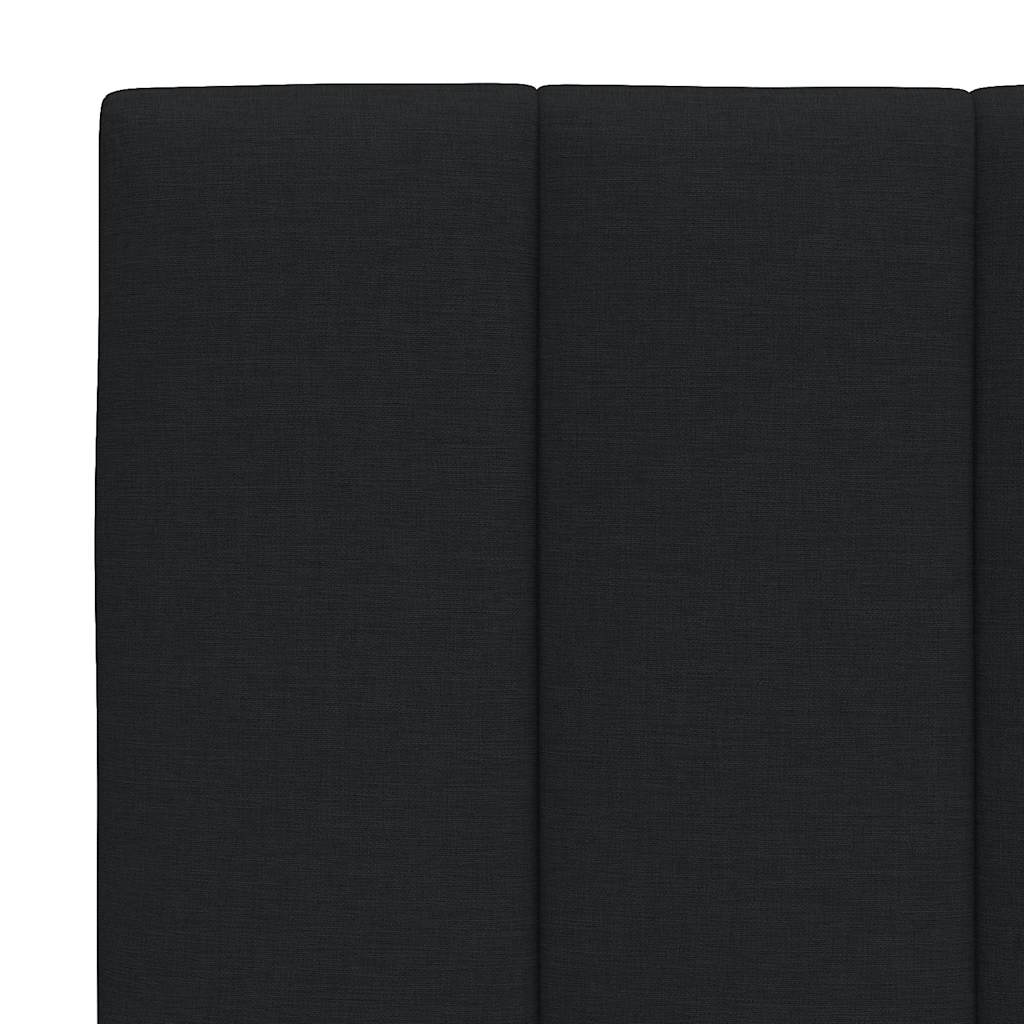 Krevet s madracem Hanko crni 90x190 cm od tkanine