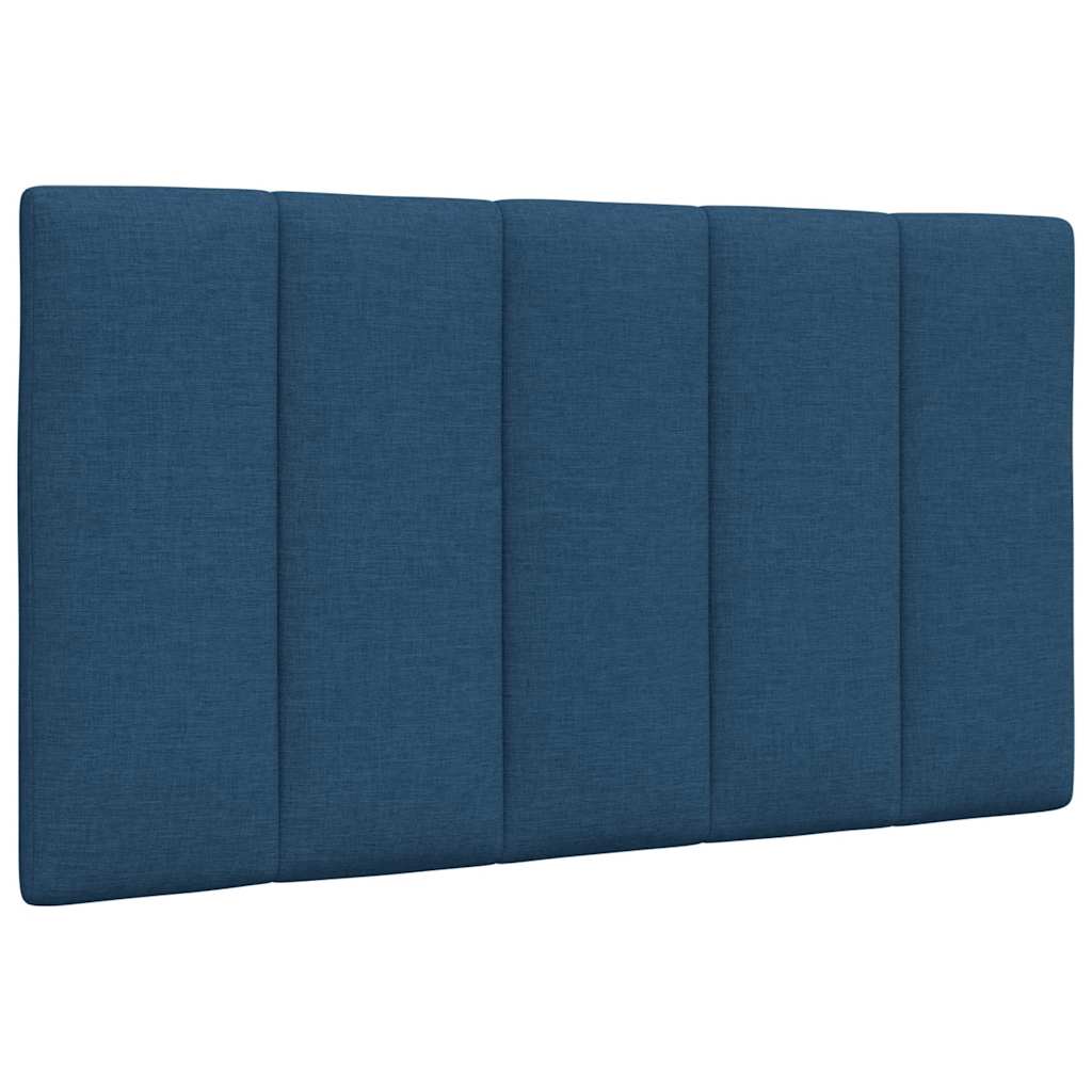 Krevet s madracem Hanko plavi 90 x 200 cm od tkanine