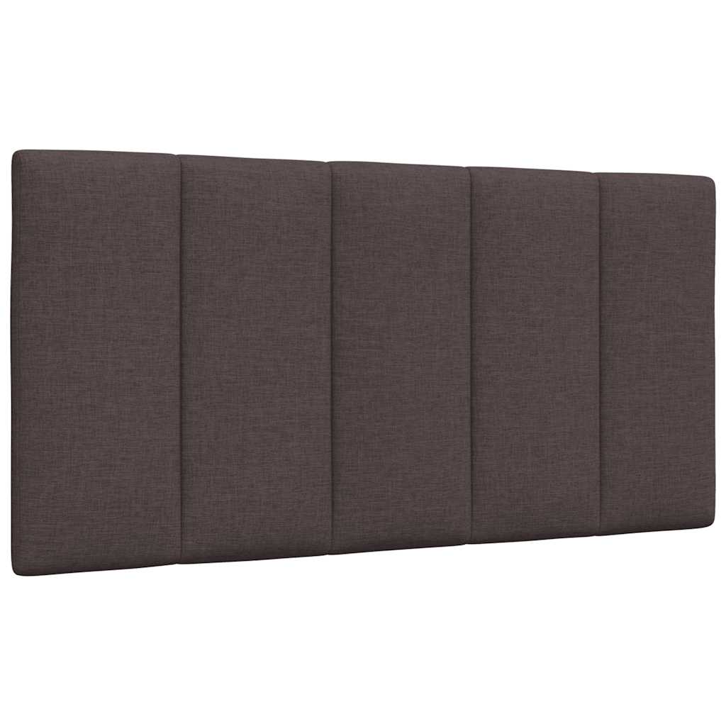 Krevet s madracem Hanko tamnosmeđi 100 x 200 cm od tkanine