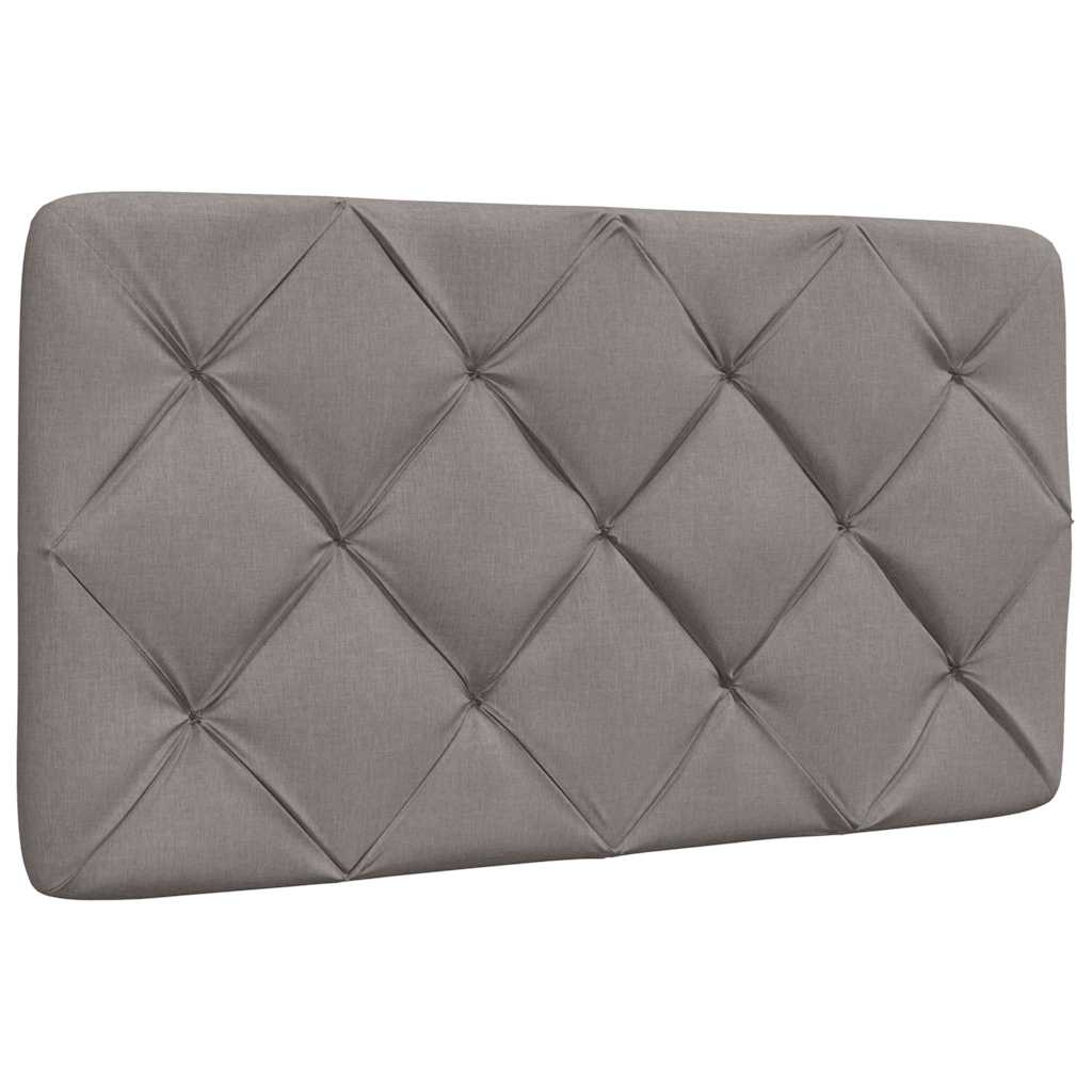 Okvir kreveta s LED-om bez madraca Taupe 80x200 cm Tkanina