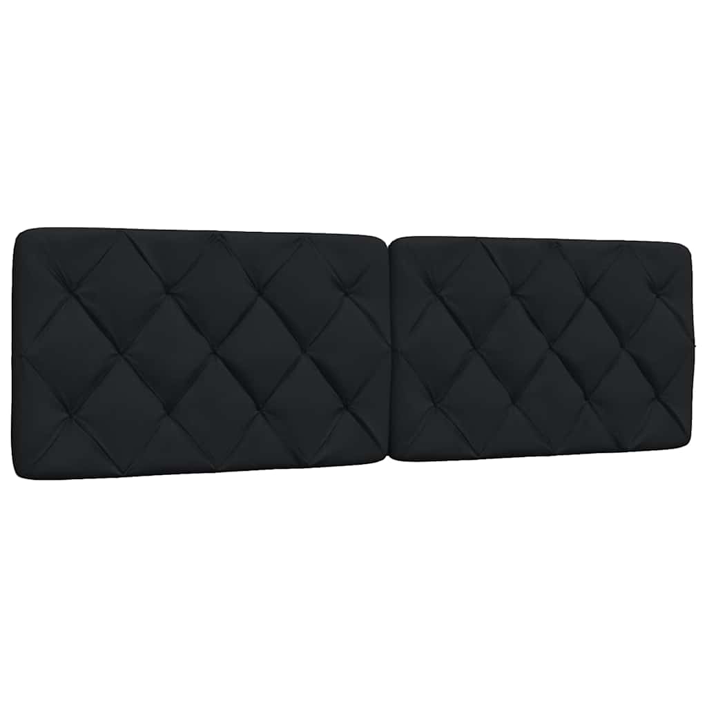 Krevet s madracem crni 160x200 cm od tkanine