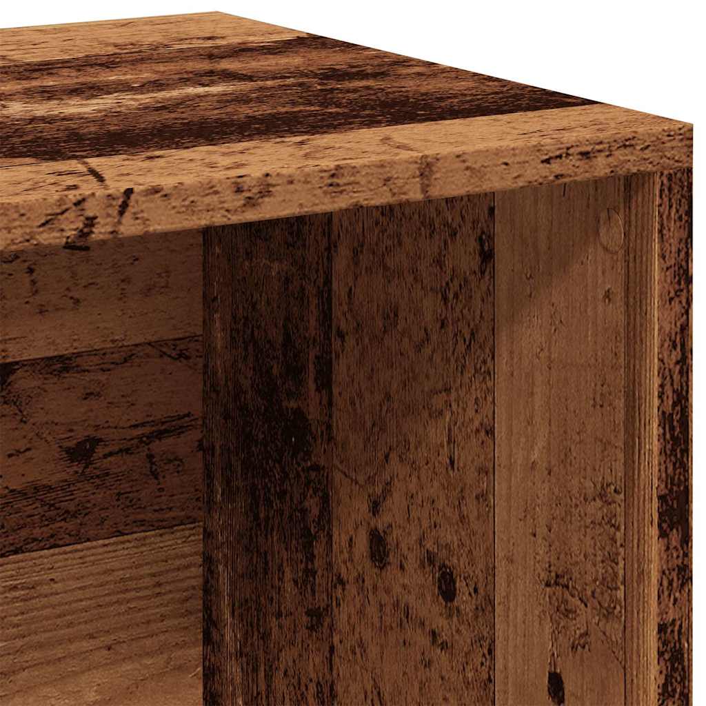 LP kutija za pohranu staro drvo 69,5x34x36 cm konstruirano drvo