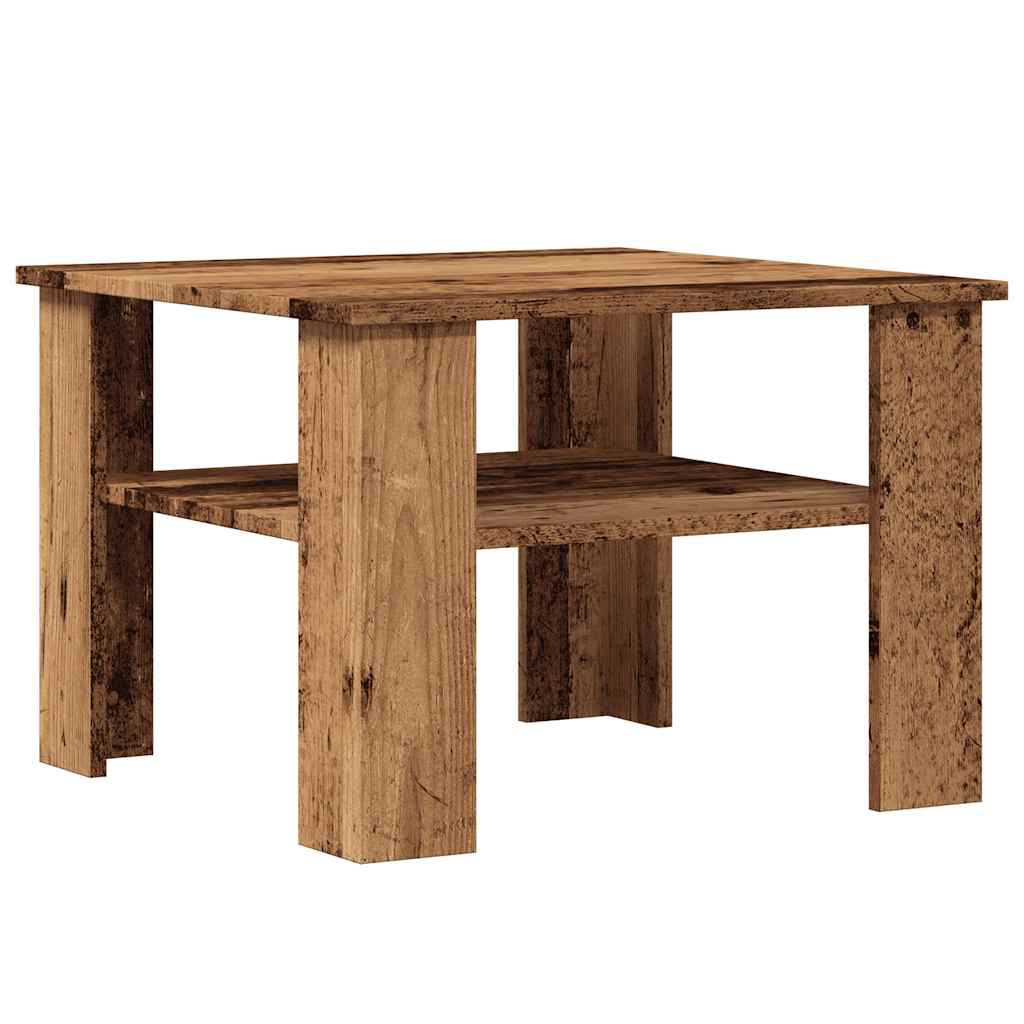 Stol za kavu staro drvo 60x60x42 cm konstruirano drvo