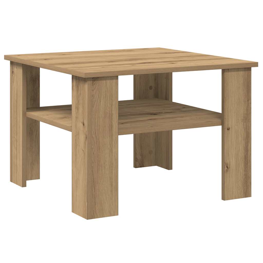 Stol za kavu Artisan hrast 60x60x42 cm izrađeno drvo