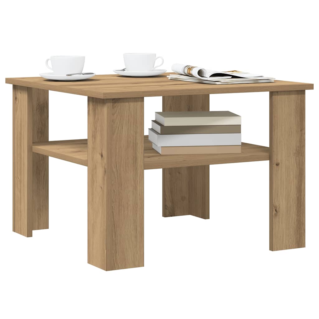 Stol za kavu Artisan hrast 60x60x42 cm izrađeno drvo