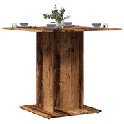 Blagovaonski stol staro drvo 80x80x75 cm konstruirano drvo