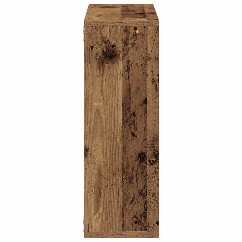 Zidna polica staro drvo 104x20x58,5 cm konstruirano drvo