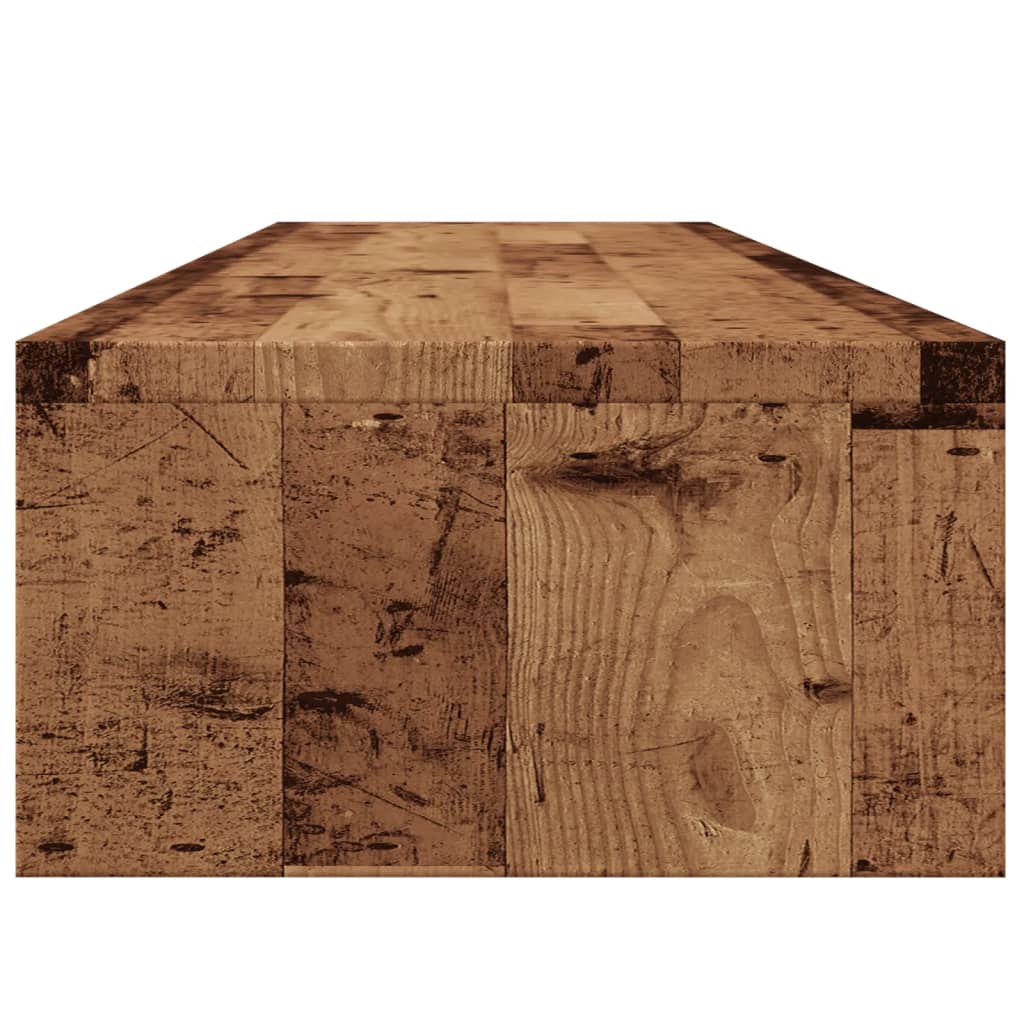 Stalak za monitor boja drva 100 x 24 x 13 cm konstruirano drvo
