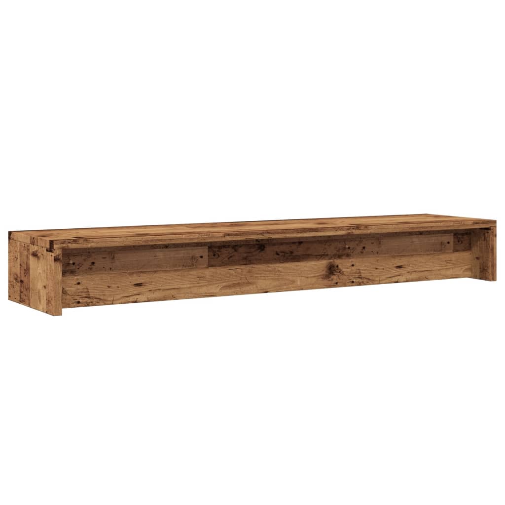 Stalak za monitor boja drva 100 x 24 x 13 cm konstruirano drvo
