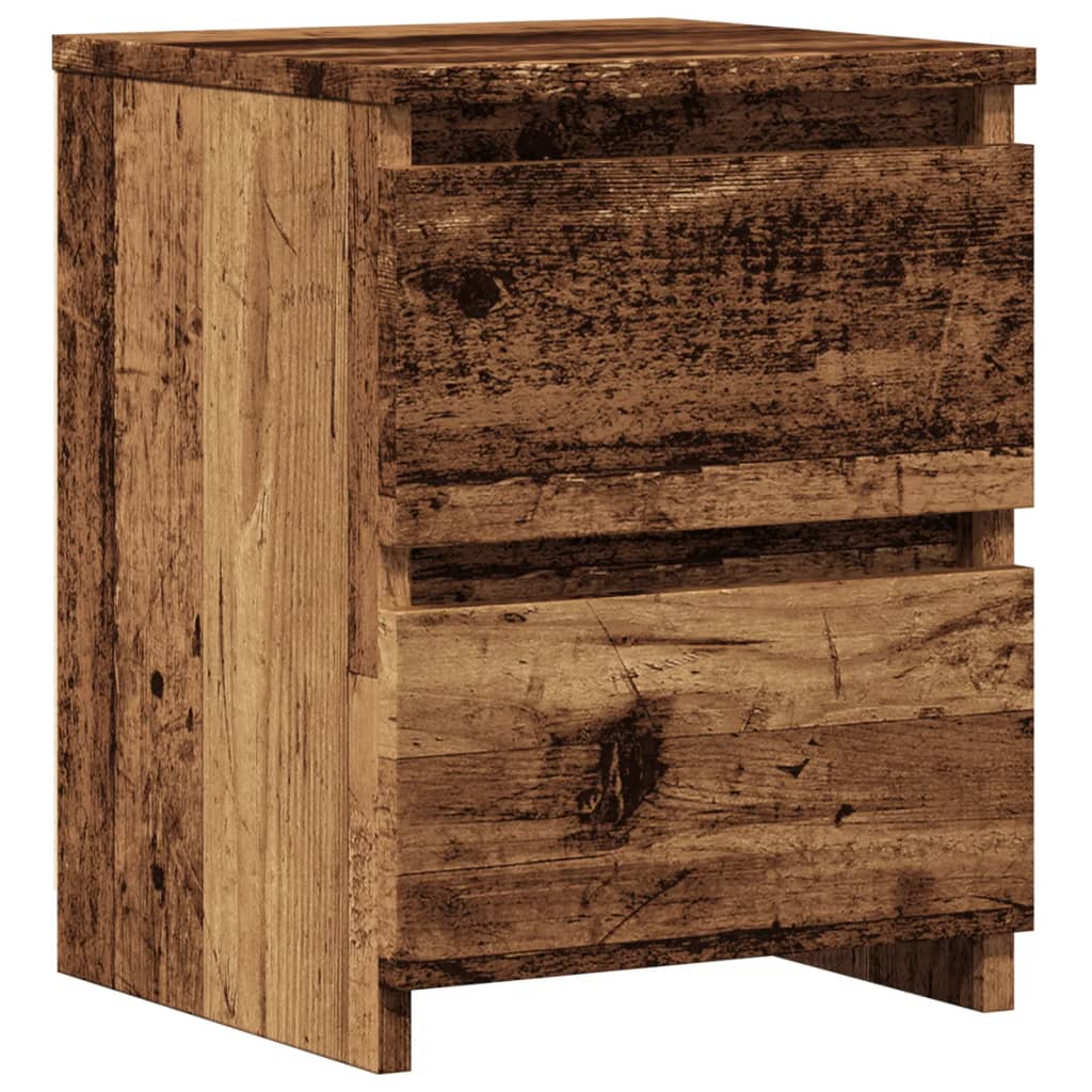 Noćni ormarići 2 kom boja drva 30x30x40 cm konstruirano drvo