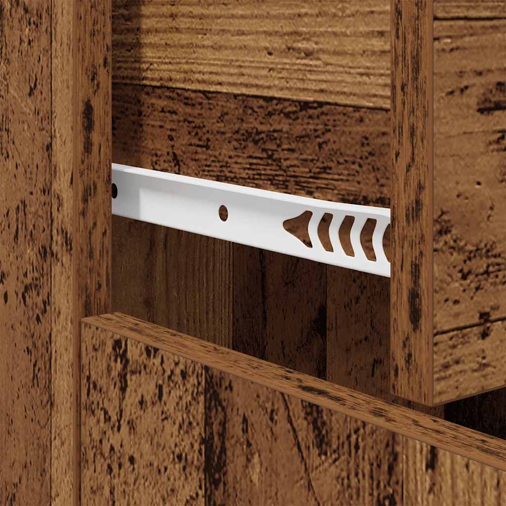 Komoda staro drvo 60x30x75 cm konstruirano drvo