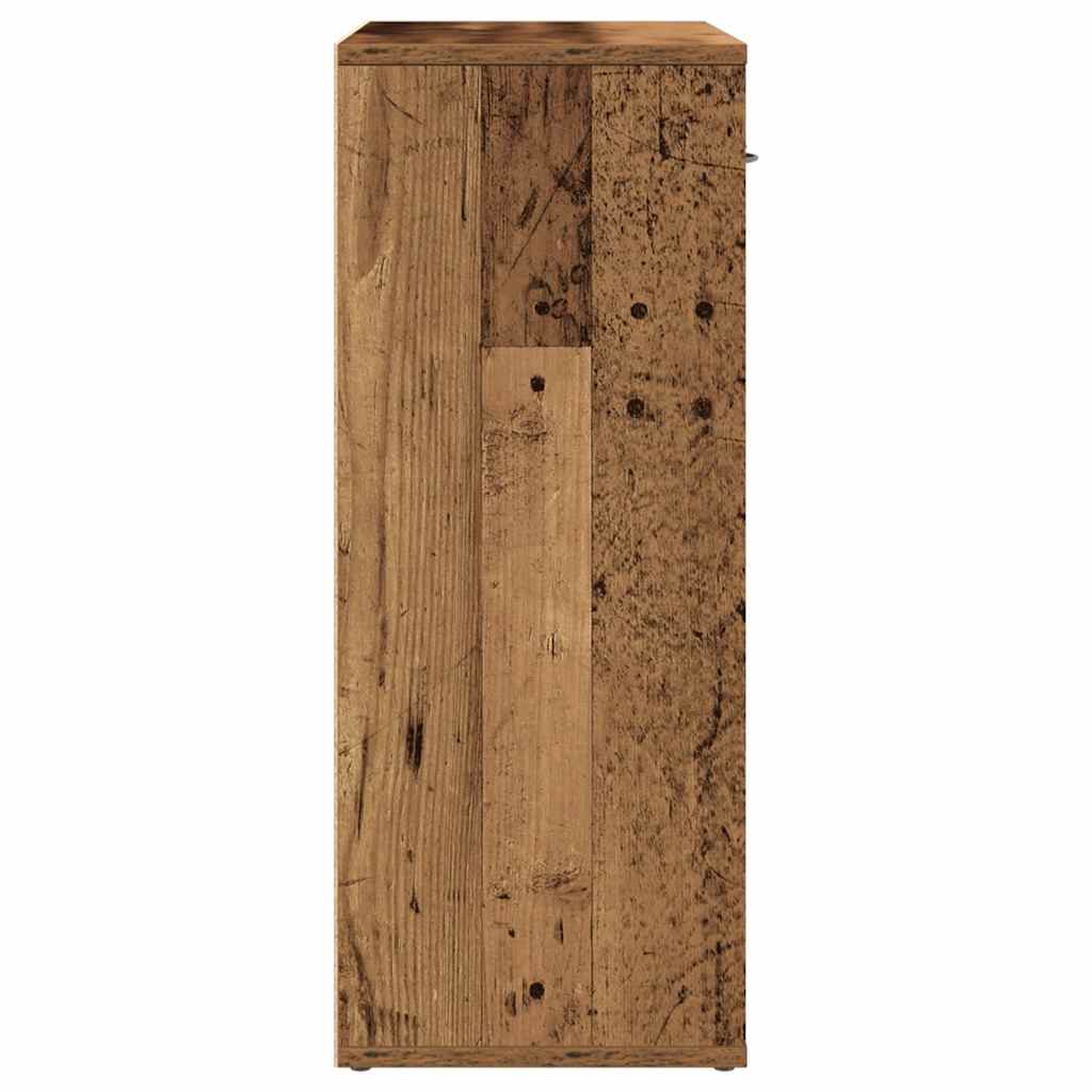 Komoda staro drvo 60x30x75 cm konstruirano drvo Smeđa