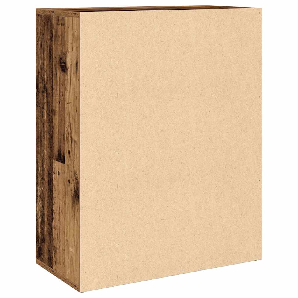 Komoda staro drvo 60x30x75 cm konstruirano drvo Smeđa