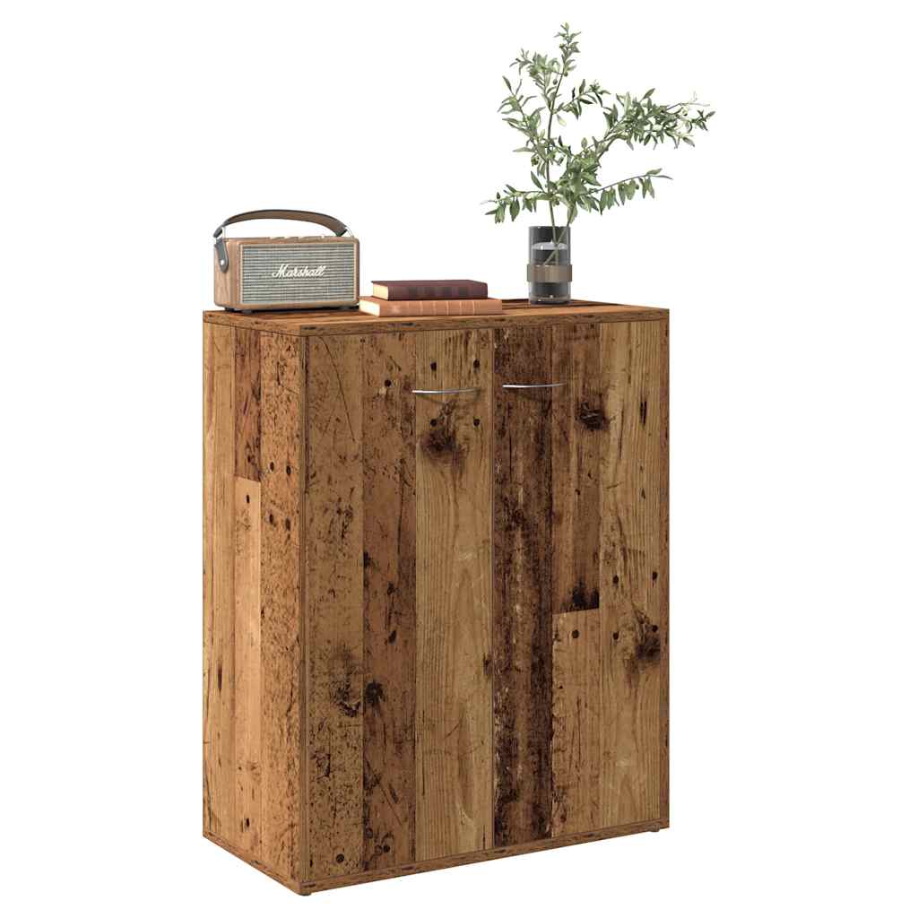 Komoda staro drvo 60x30x75 cm konstruirano drvo Smeđa