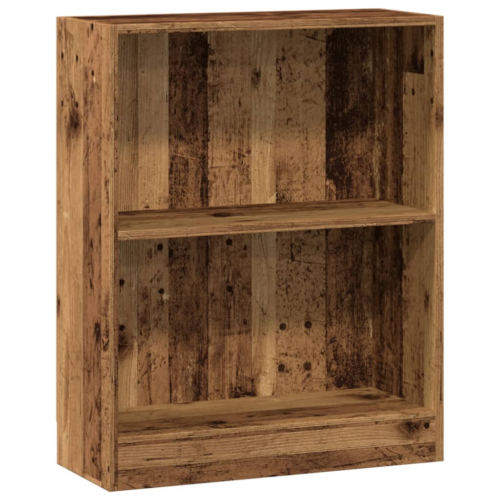 Regal za knjige boja starog drva 60x24x76 cm konstruirano drvo