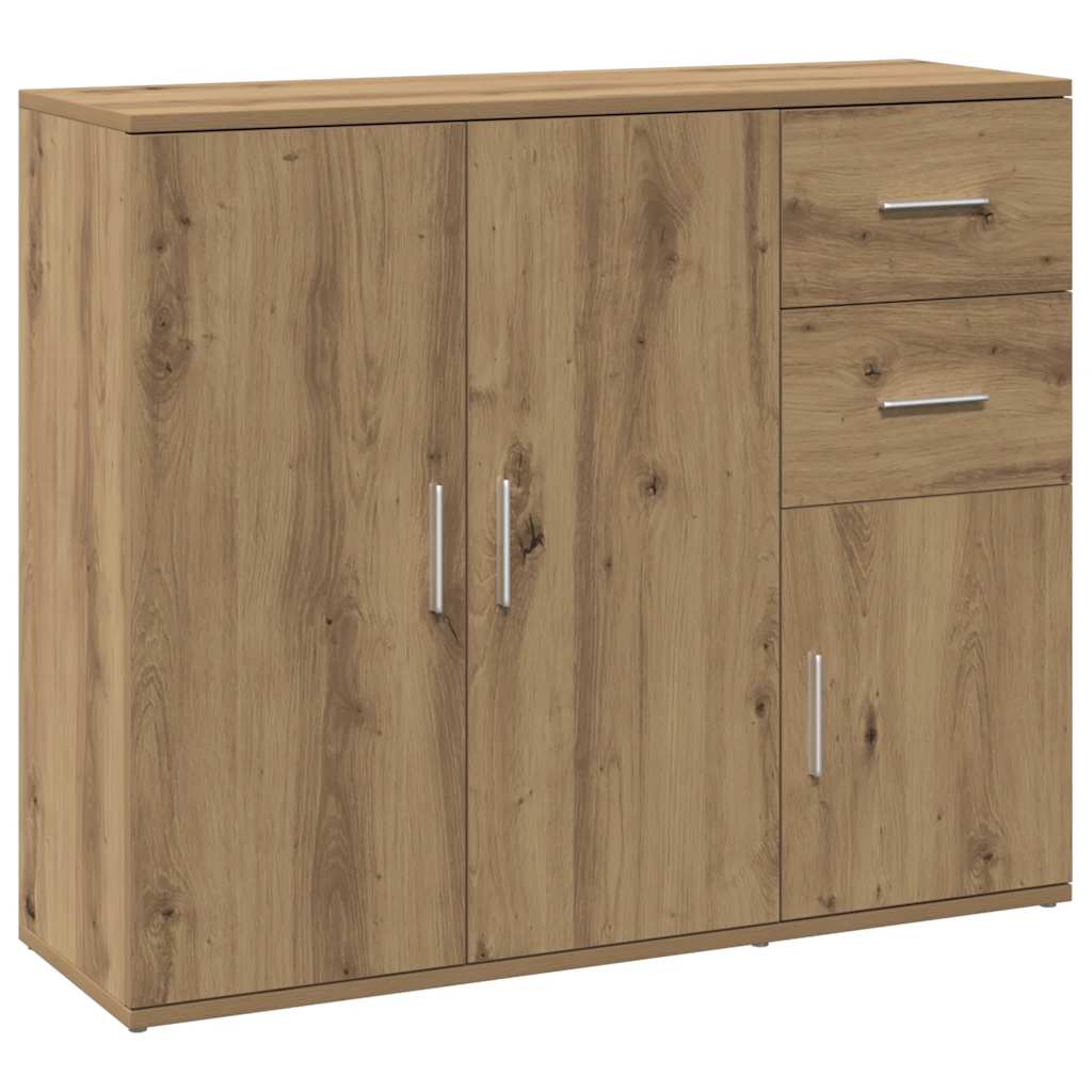 Komoda Artisan hrast 91x29,5x75 cm Inženjersko drvo