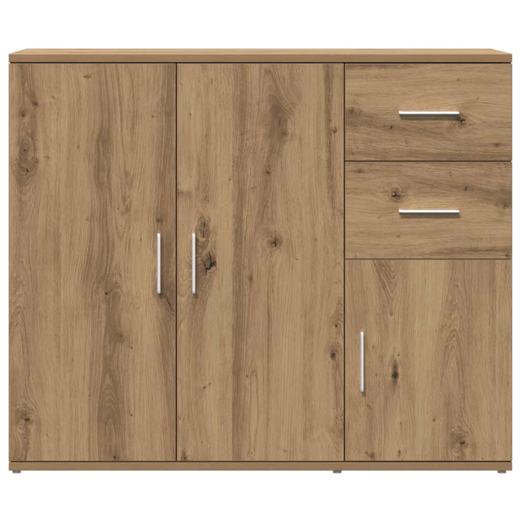 Komoda Artisan hrast 91x29,5x75 cm Inženjersko drvo