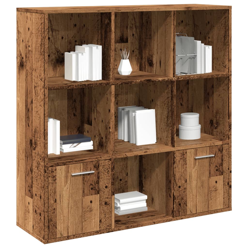 Ormar za knjige staro drvo 98x29x97,5 cm konstruirano drvo