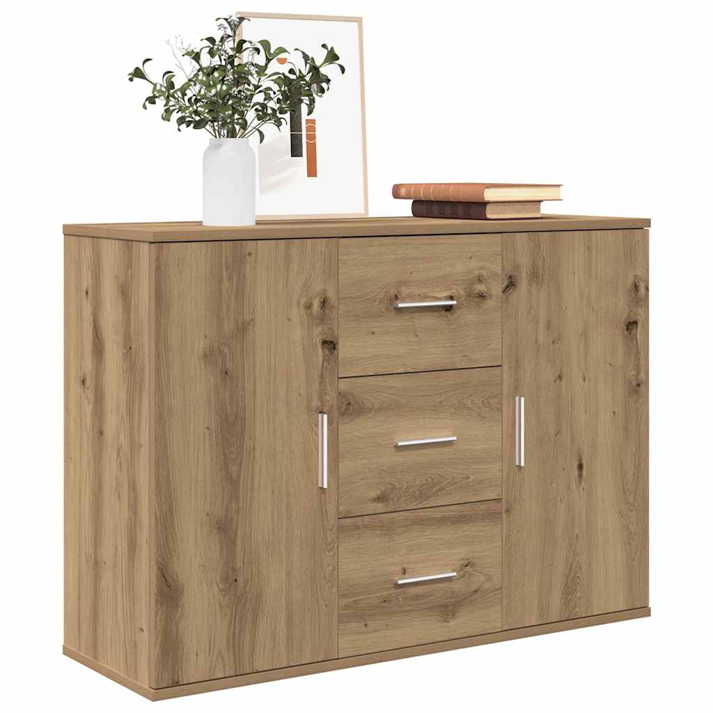 Komoda Artisan hrast 90x29,5x65 cm izrađeno drvo