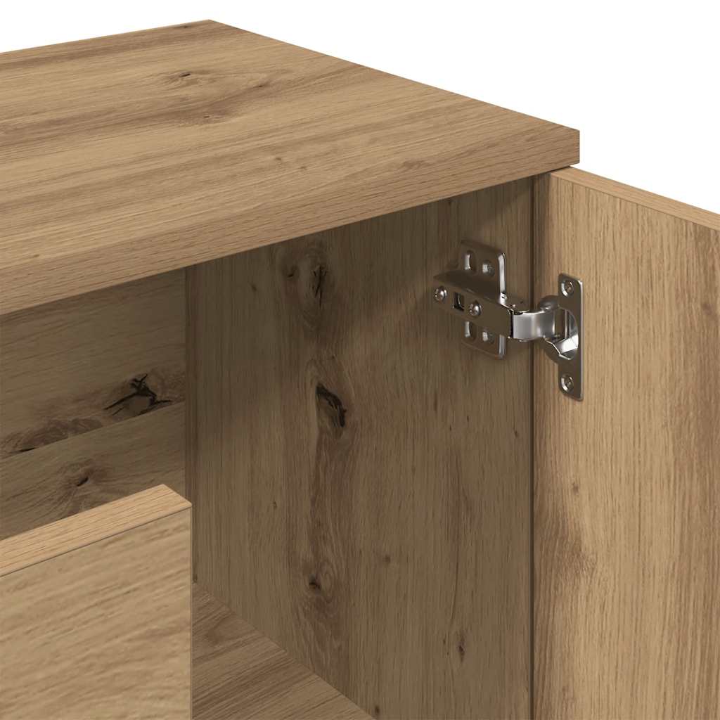 Komoda Artisan hrast 90x29,5x65 cm izrađeno drvo