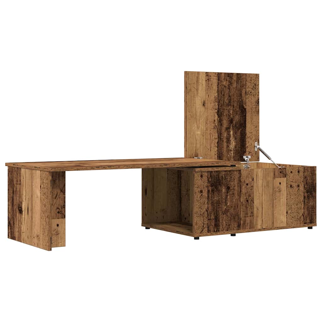 Stol za kavu staro drvo 150x50x35 cm konstruirano drvo