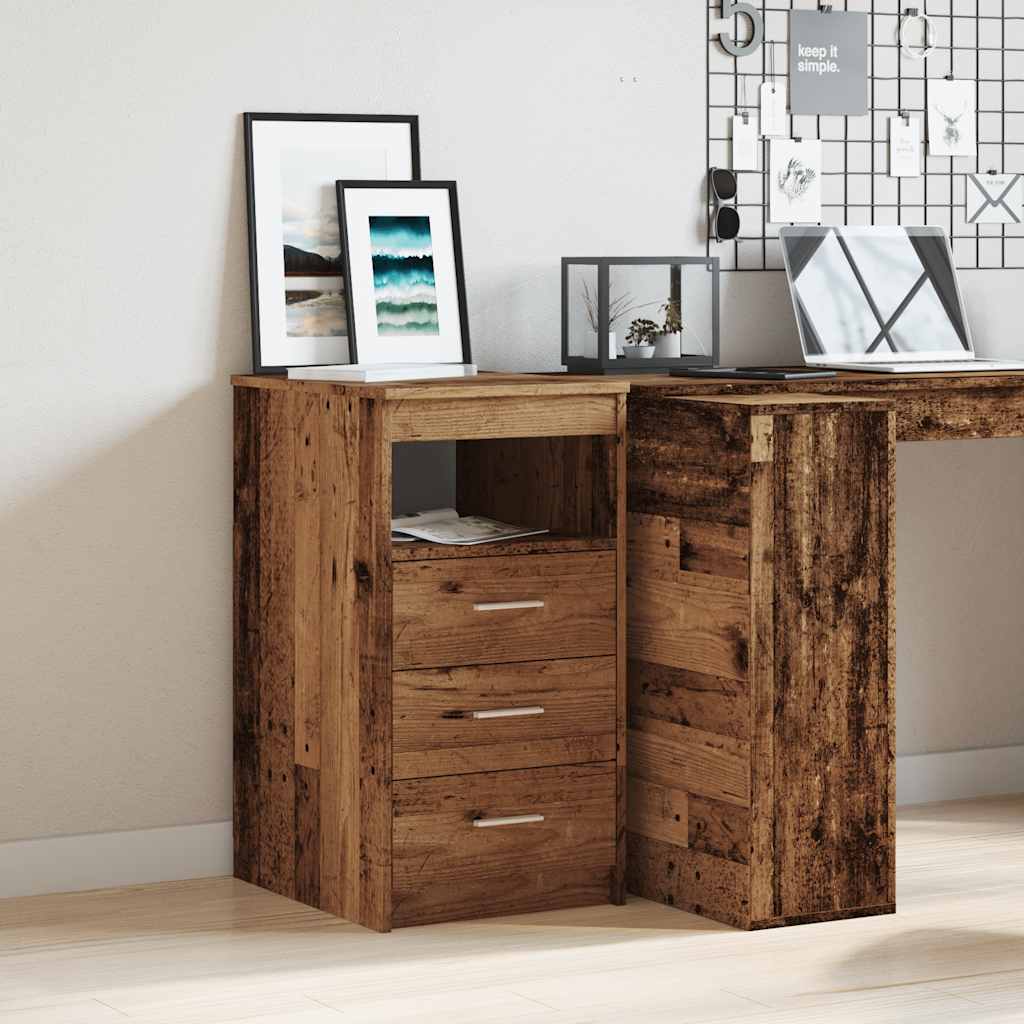 Ormar s ladicama staro drvo 40x50x76 cm konstruirano drvo