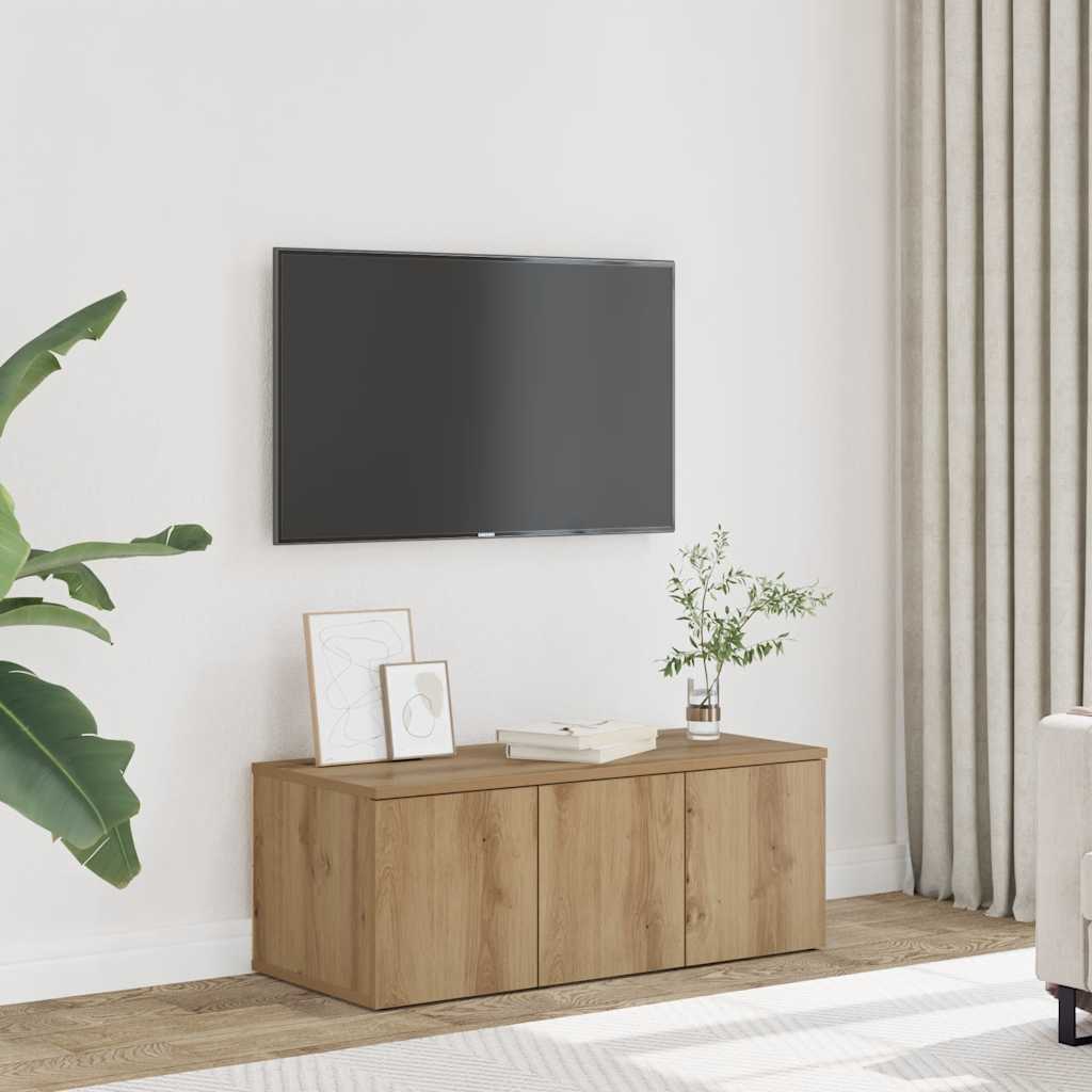 TV ormarić Artisan hrast 80x34x30 cm izrađeno drvo