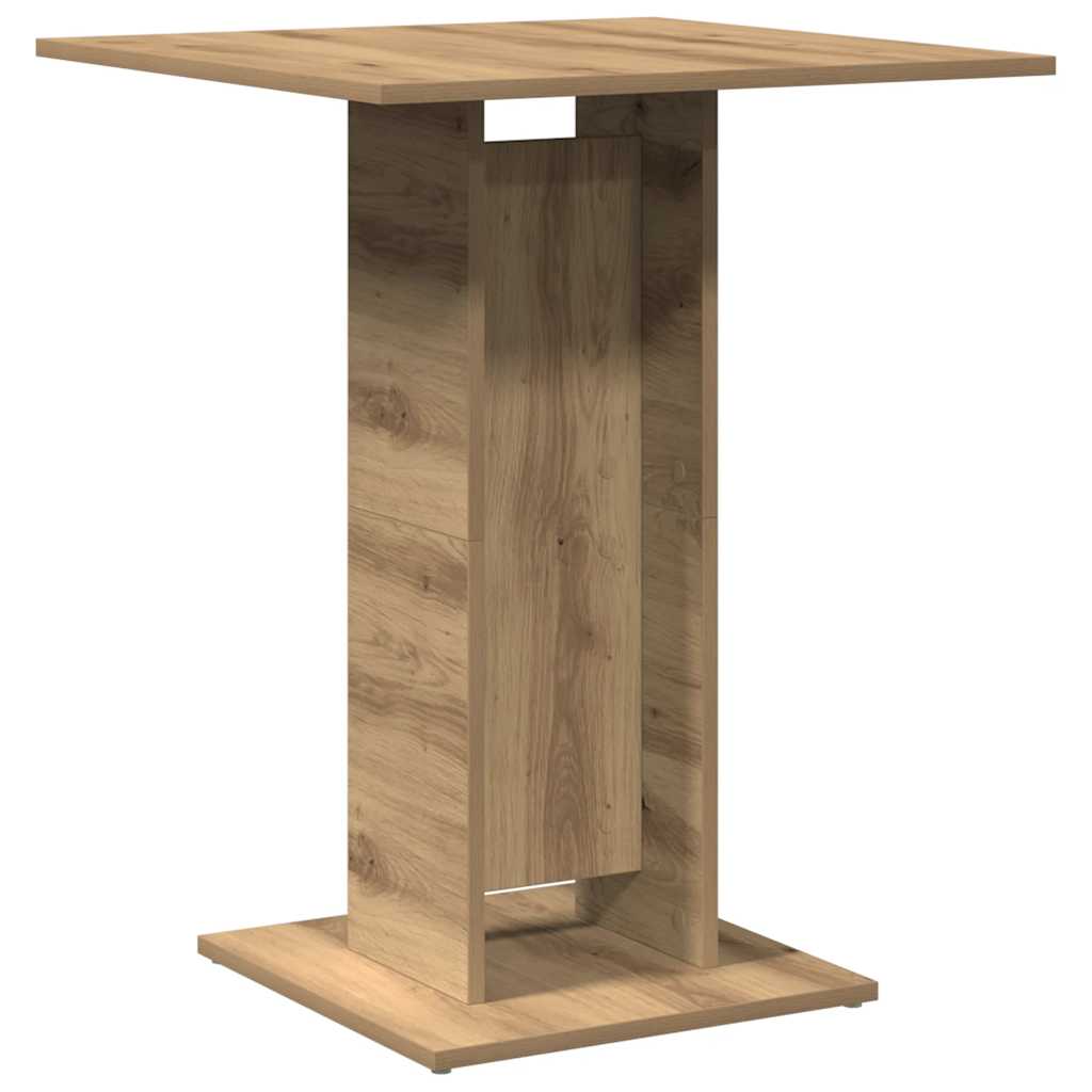 Stol za bistro Artisan hrast 60x60x75 cm konstruirano drvo