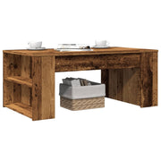 Stolić za kavu boja staro drvo 102x55x42 cm konstruirano drvo