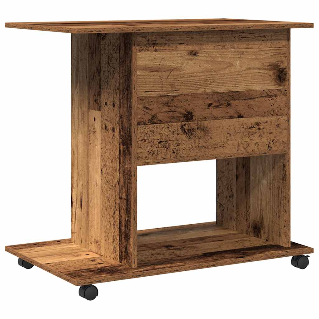 Računalni stol staro drvo 80x50x75 cm konstruirano drvo