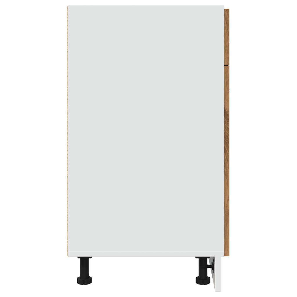 Ormarić s donjim ladicama "Lyon" Artisan hrast 80x46x81,5 cm Konstruirano drvo