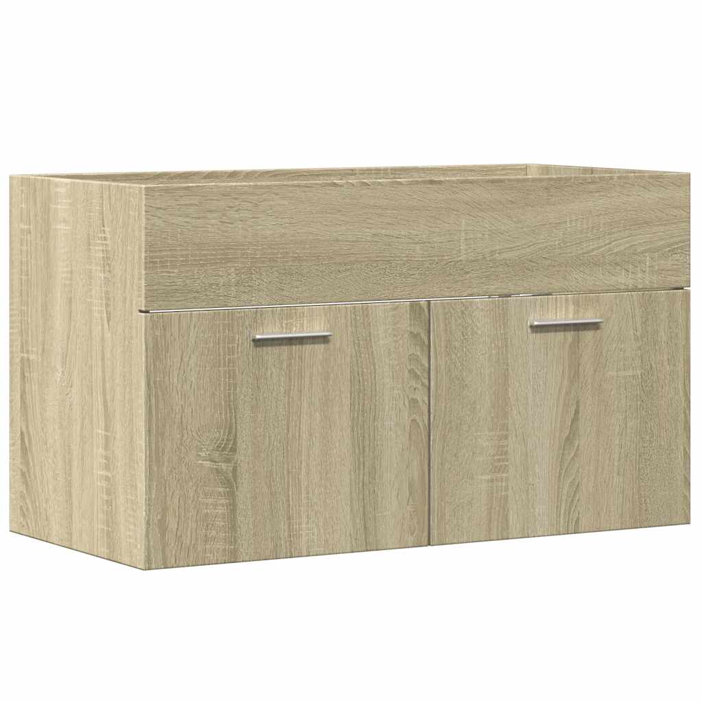 Ormarić za umivaonik boja hrasta sonome 80x38,5x46 cm iverica