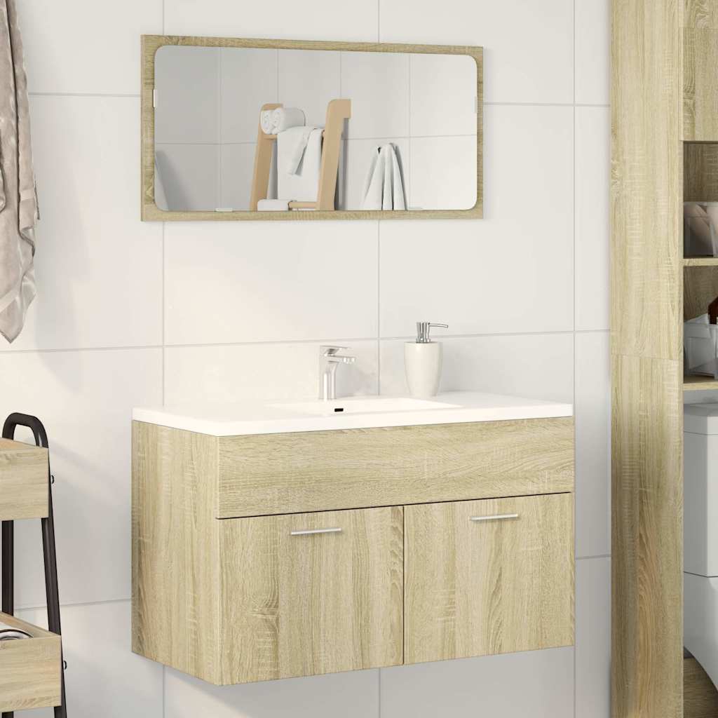 Ormarić za umivaonik boja hrasta sonome 80x38,5x46 cm iverica