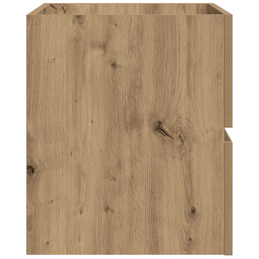Kupaonski viseći ormarić boja hrasta 80 x 38,5 x 45 cm drveni