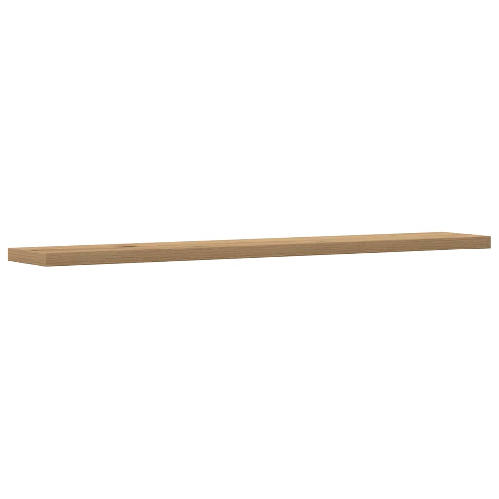 Zidne police 4 kom boja hrasta 60x20x1,5 cm konstruirano drvo