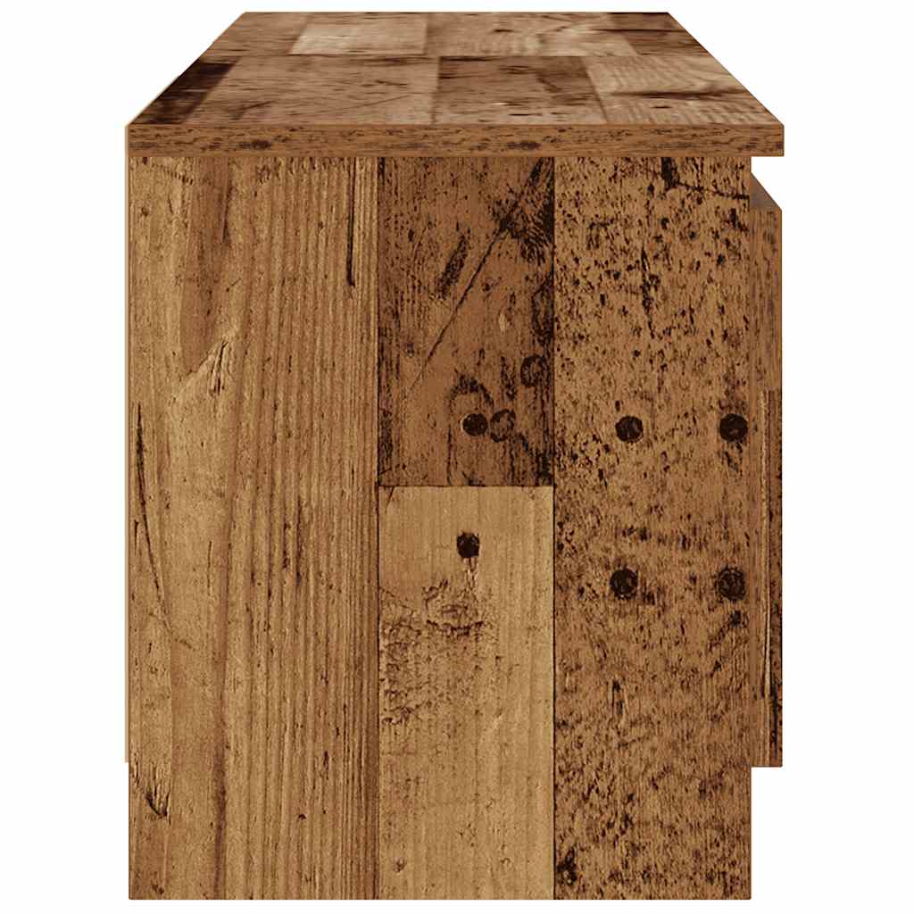 TV ormarić LED boja drva 120x30x36 cm konstruirano drvo