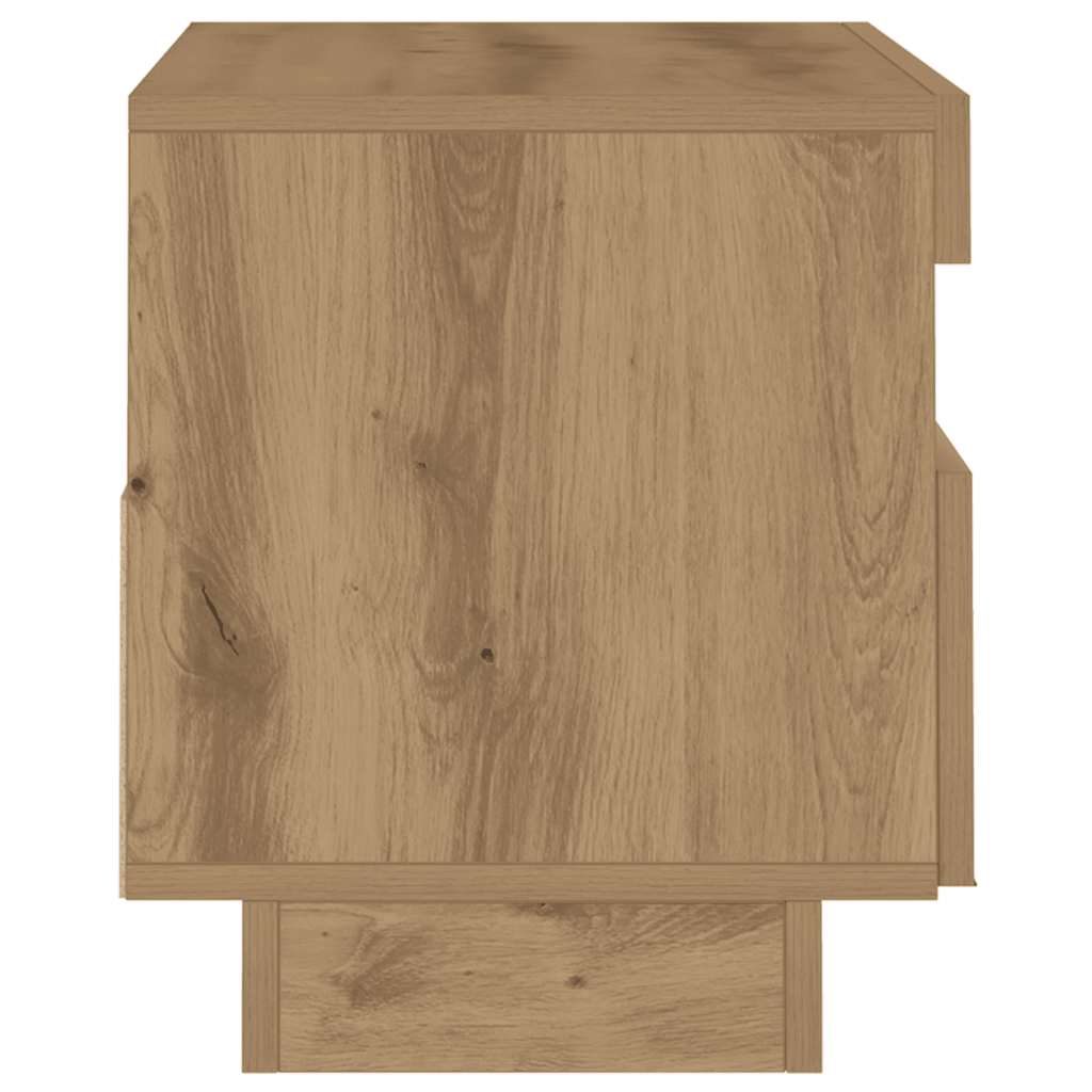 TV ormarić LED boja hrasta artisan 80x35x40cm konstruirano drvo