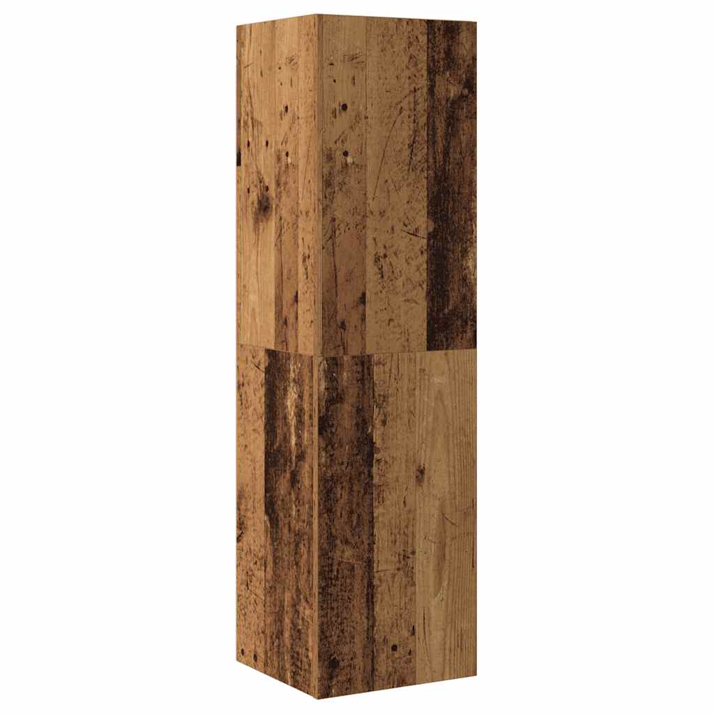TV ormarić staro drvo 30,5x30x110 cm konstruirano drvo